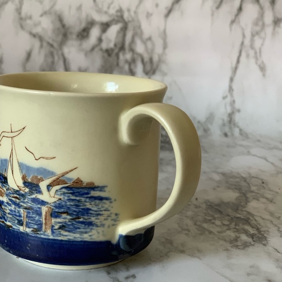 Vintage hand crafted Otagiri Original made in Japan nautical stoneware mug - Picture 2 of 6